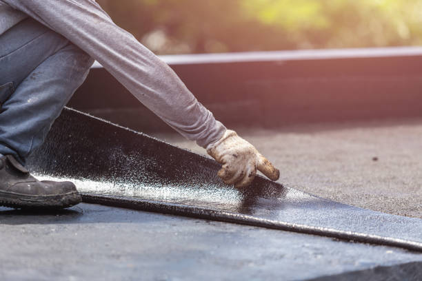Professional Basement Waterproofing technician working in Lake Catherine, IL